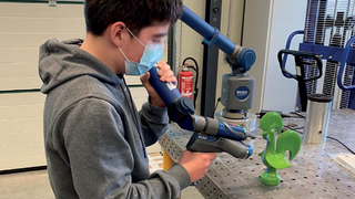 Berufsfelderkundungstag - Vermessung der Hahnfigur