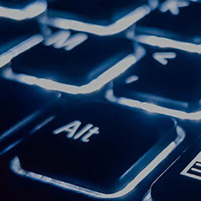 Kontakt sigma3D - beleuchtete Tastatur.